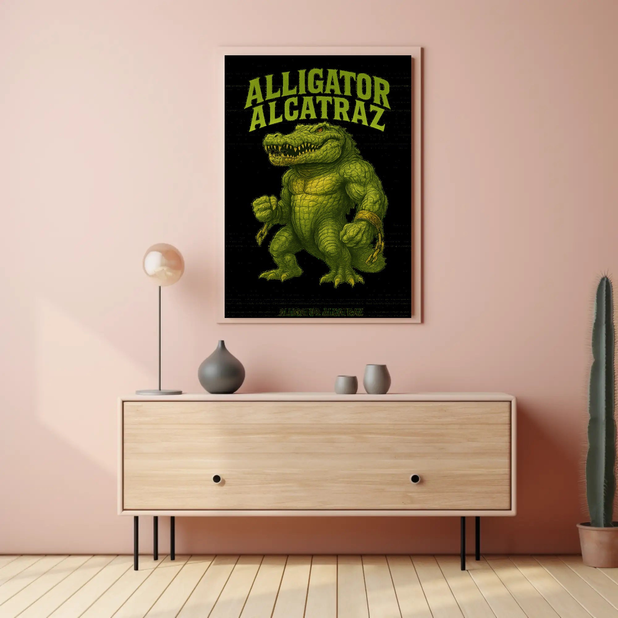 Alligator Alcatraz Poster PosterGoat