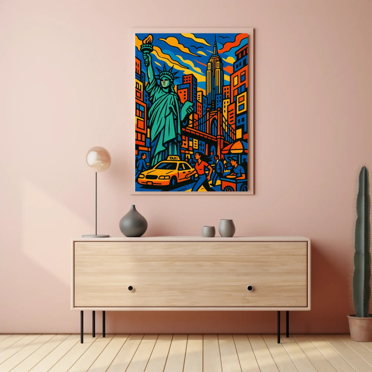 Vibrant New York City Poster
