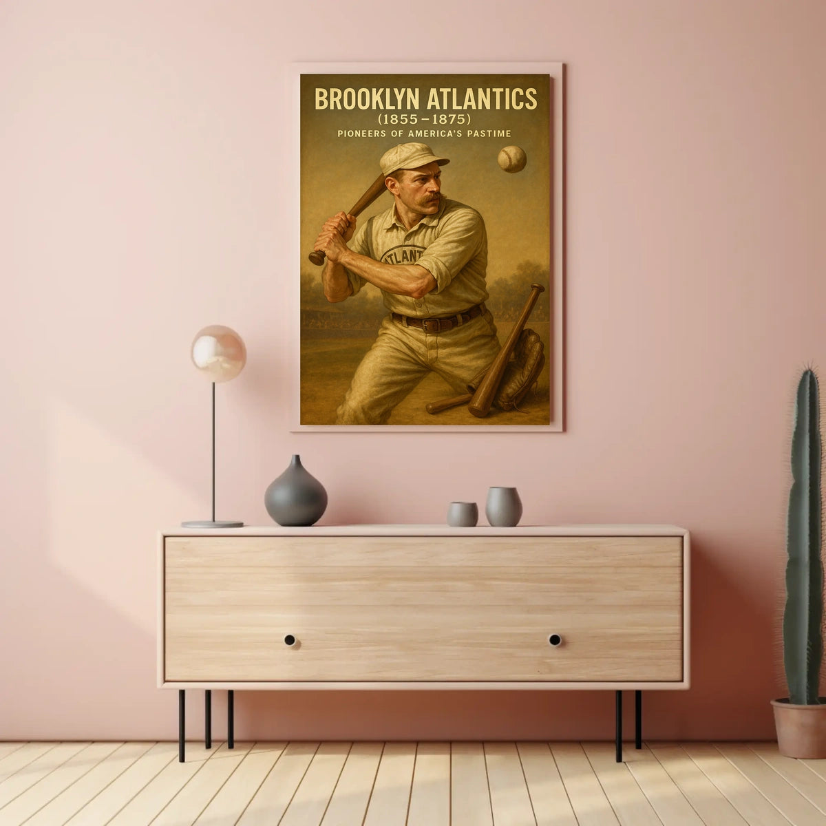 Brooklyn Atlantics Pioneers of Americas Pastime Poster