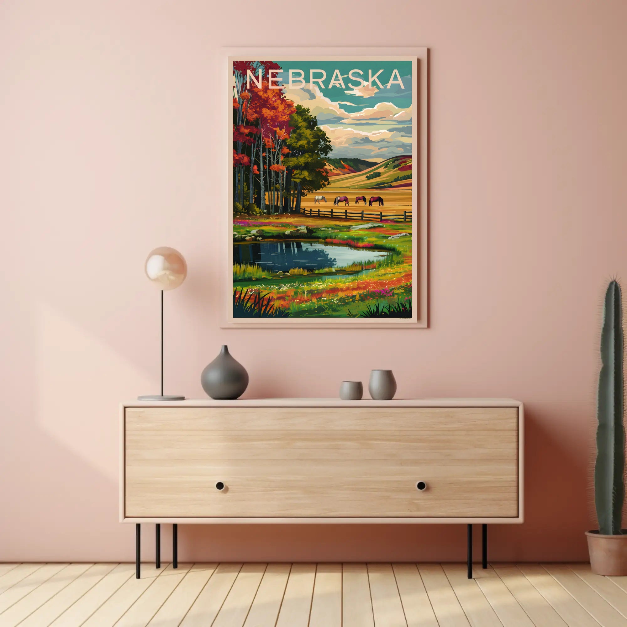 Nebraska Landscape Poster