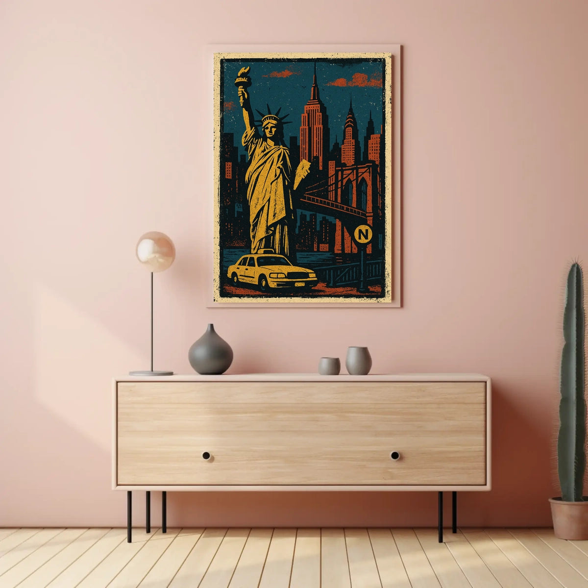 Iconic New York Vintage Poster For City Lovers Collectors