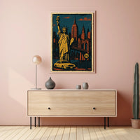 Iconic New York Vintage Poster For City Lovers Collectors