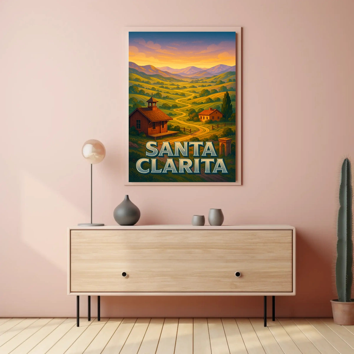 Santa Clarita Scenic Landscape Poster