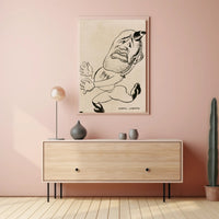 Quirky Character Illustration Poster PosterGoat