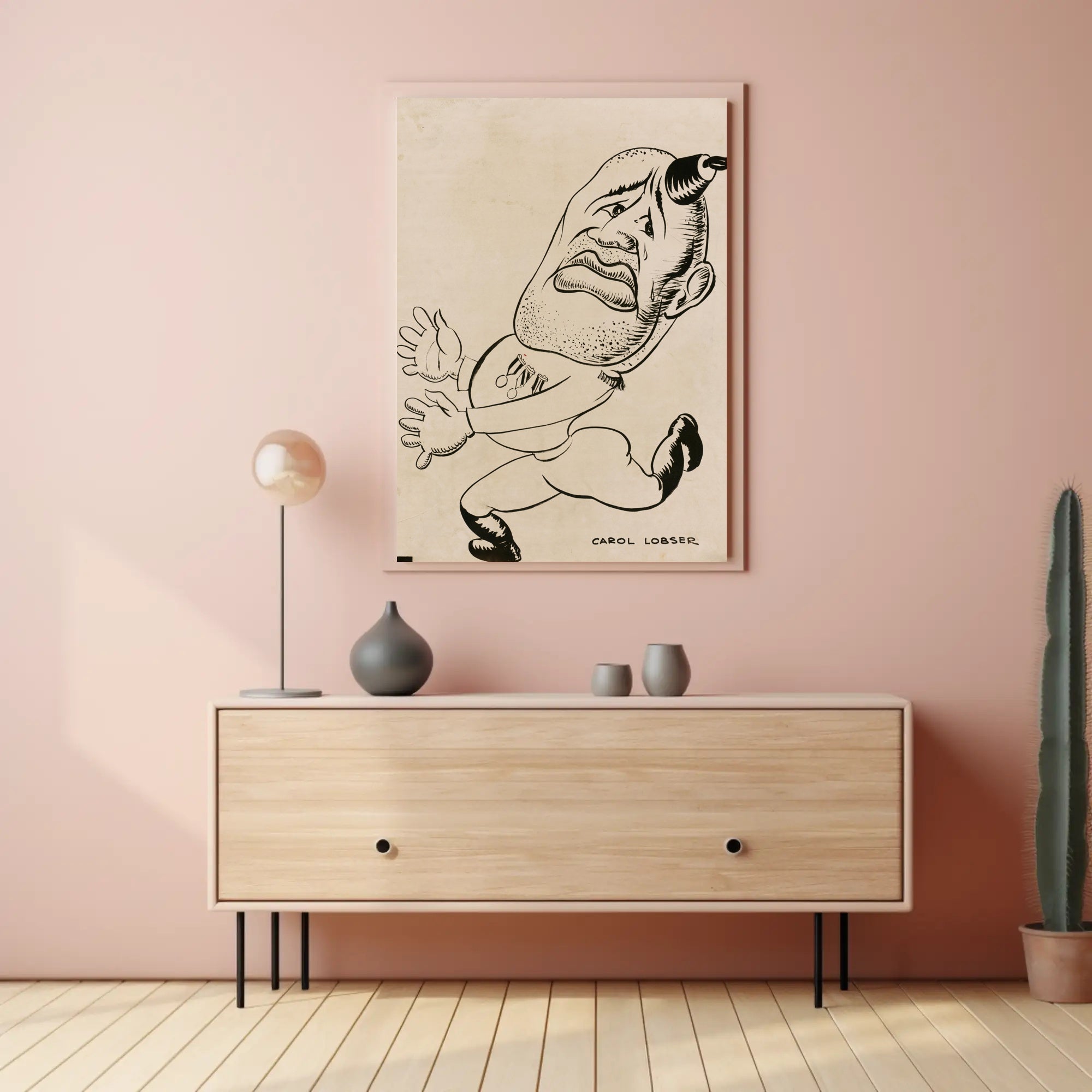 Quirky Character Illustration Poster PosterGoat