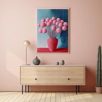 Abstract Floral Arrangement Poster Modern Botanical Print