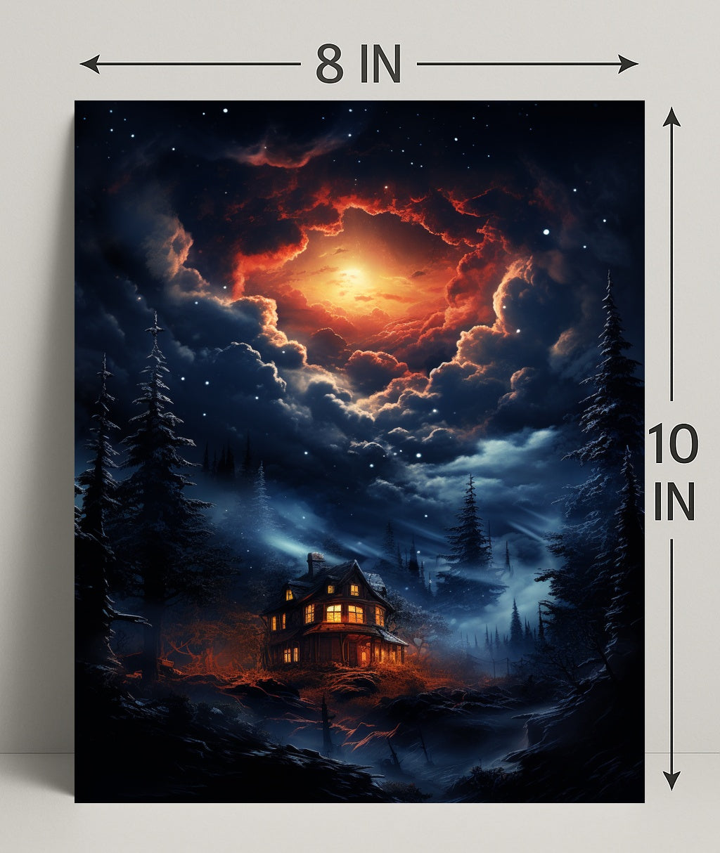 Enchanted Nightscape Poster