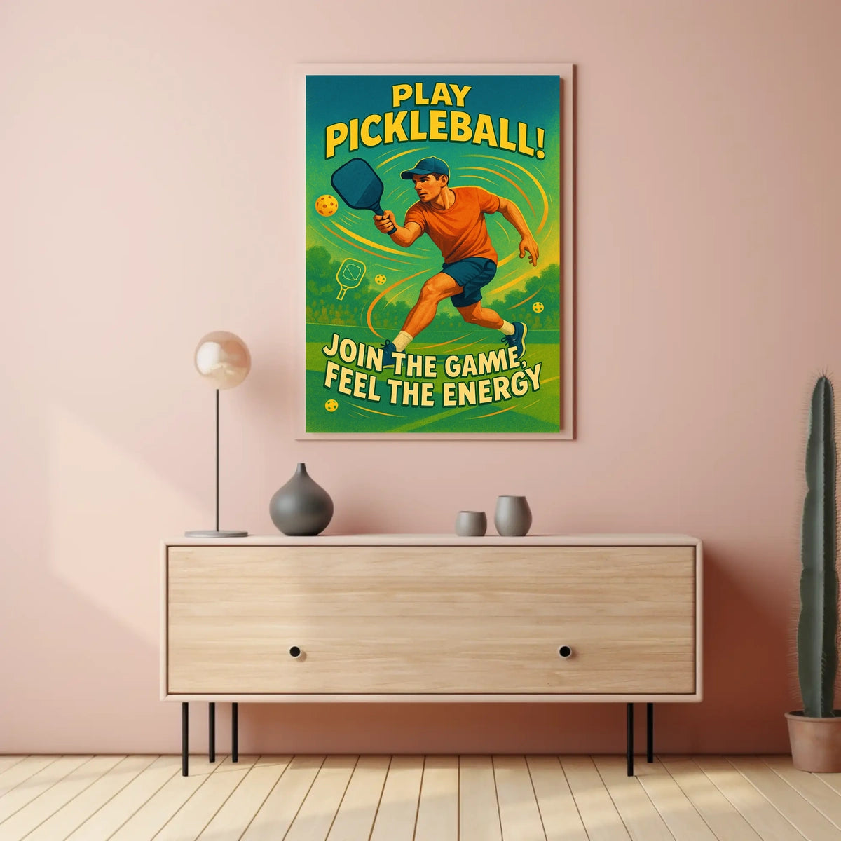 Play Pickleball Poster