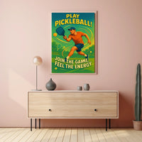 Play Pickleball Poster