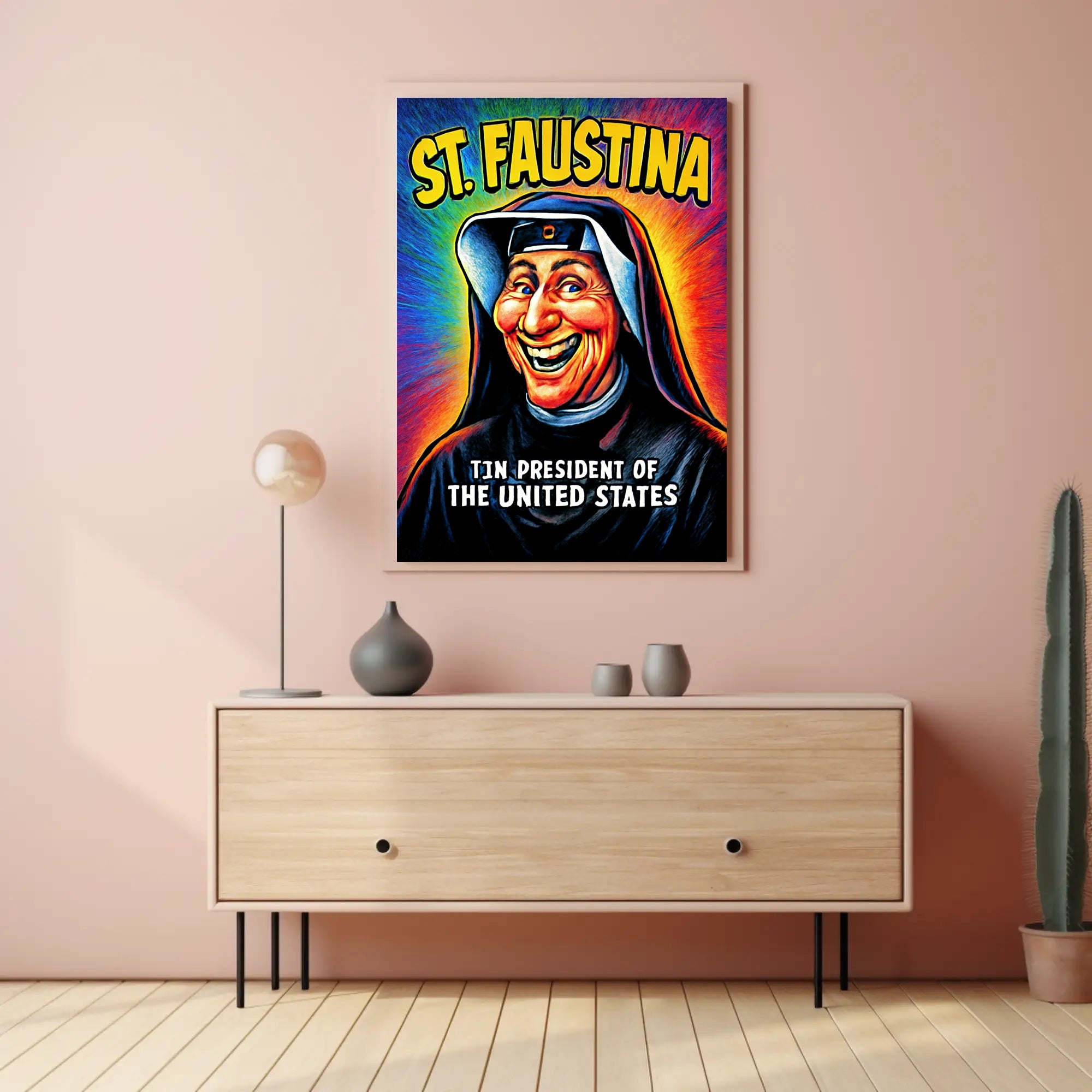St. Faustina - Tin President of the United States Poster PosterGoat