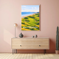 Ballybunion Coastal Golf Course Scenic Travel Poster
