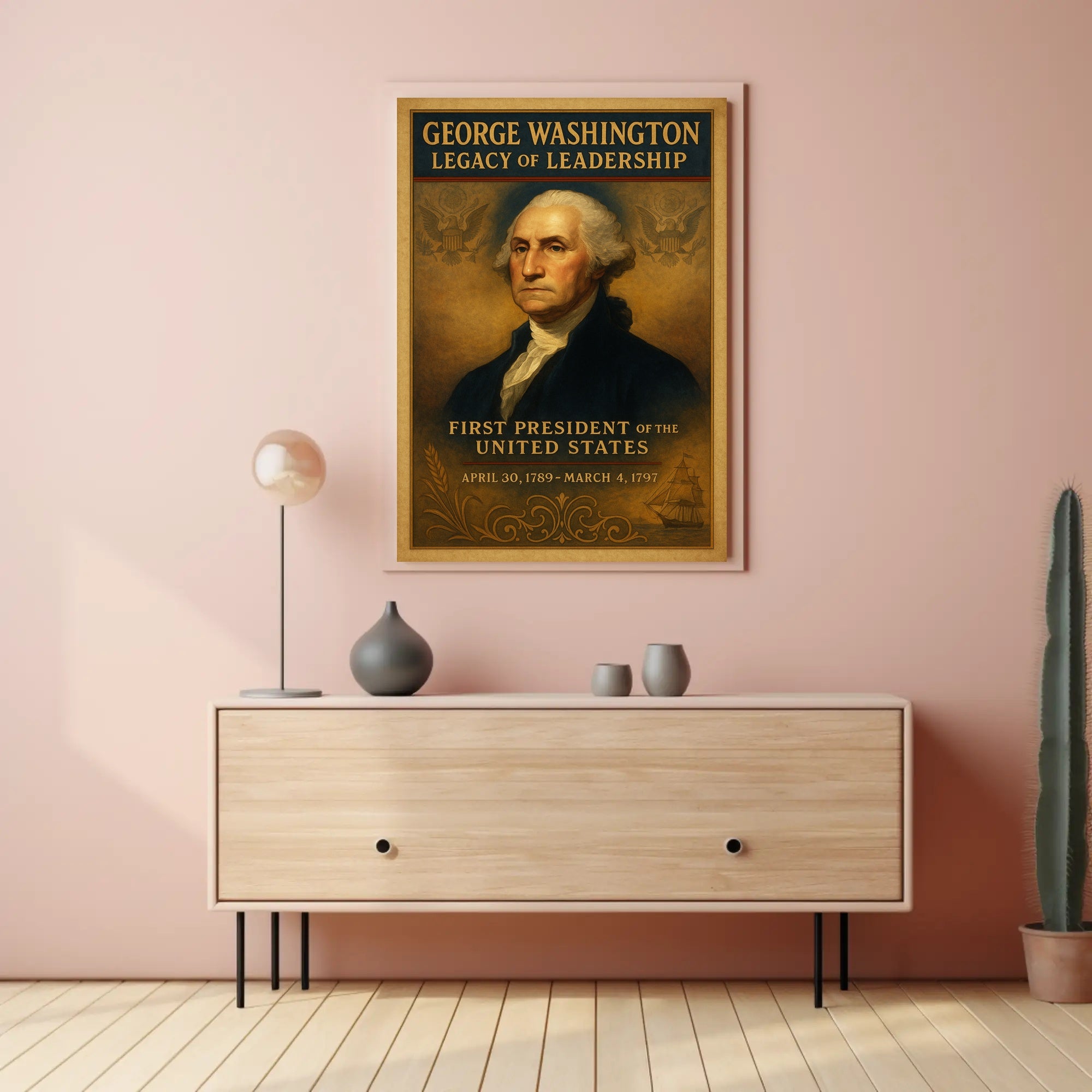 George Washington 1st President Poster PosterGoat