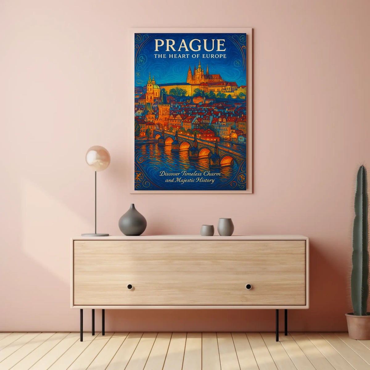 Prague The Heart of Europe Poster