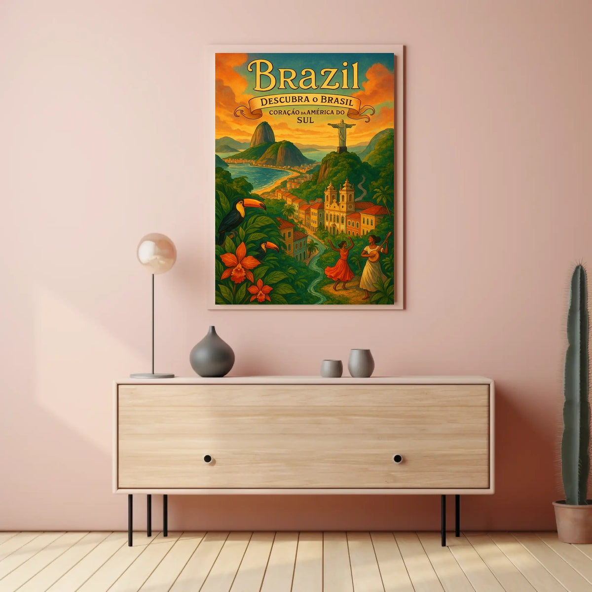 Discover Brazil Poster