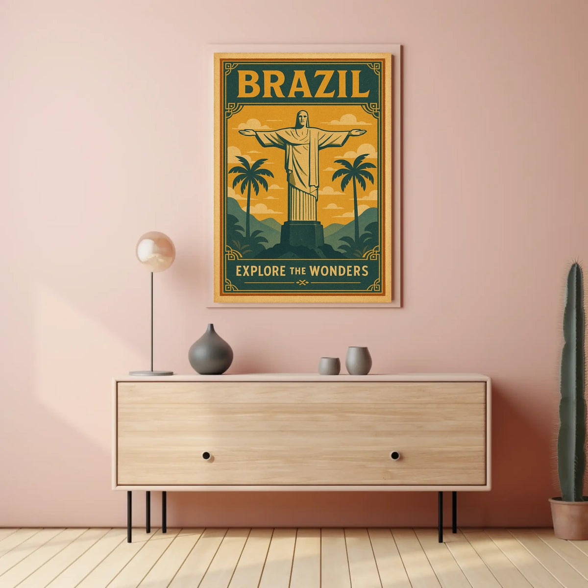Explore the Wonders of Brazil Poster