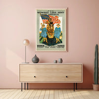 Women Empowerment in Agriculture: WWI Era Propaganda Poster