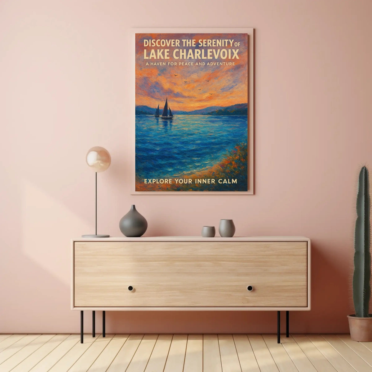 Discover the Serenity of Lake Charlevoix Poster