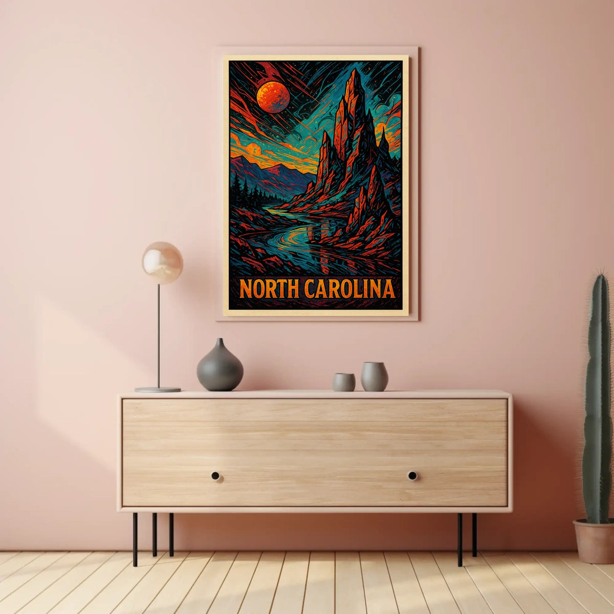 North Carolina Landscape Poster