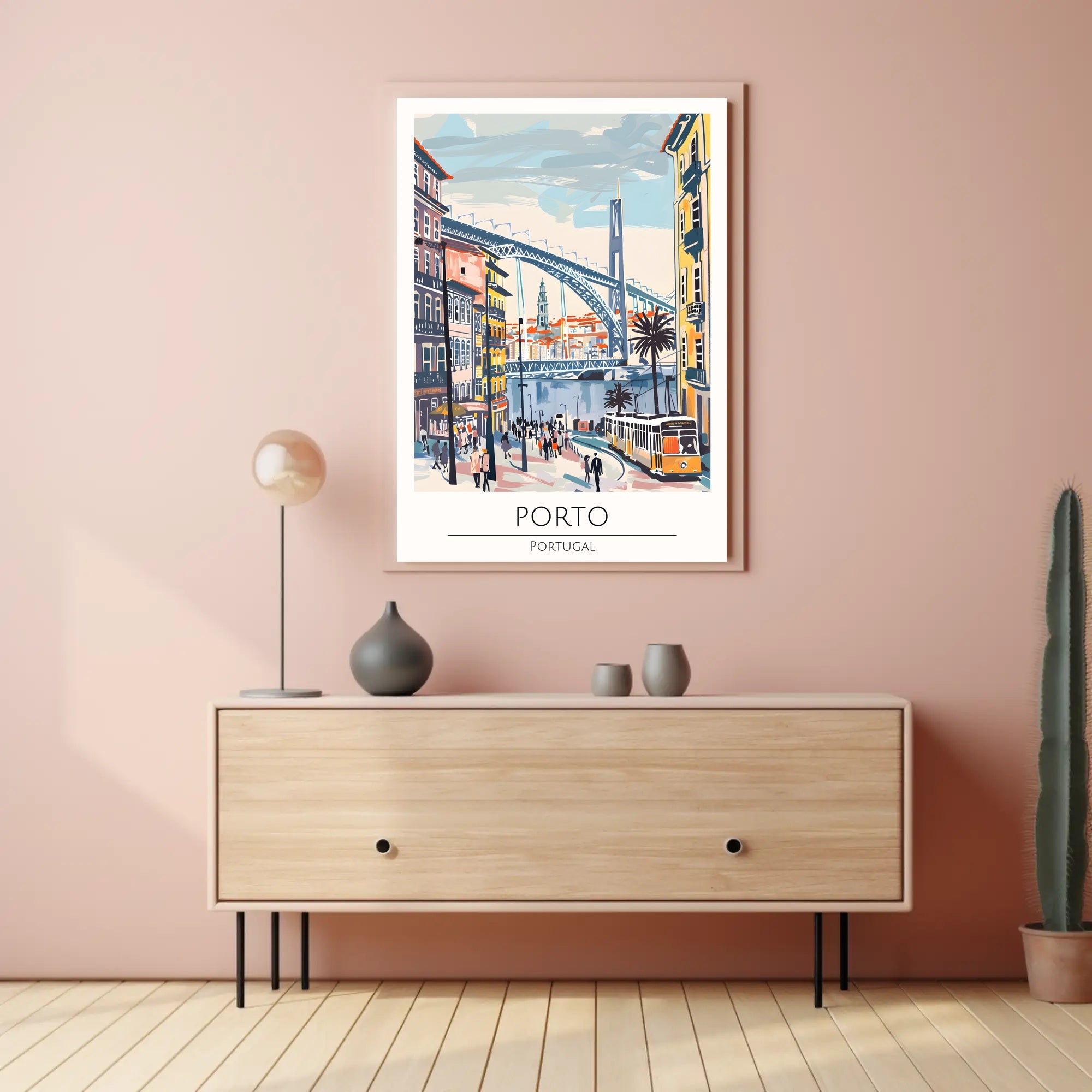Porto Cityscape Poster PosterGoat