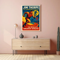 Jim Thorpe All-American Athlete Poster