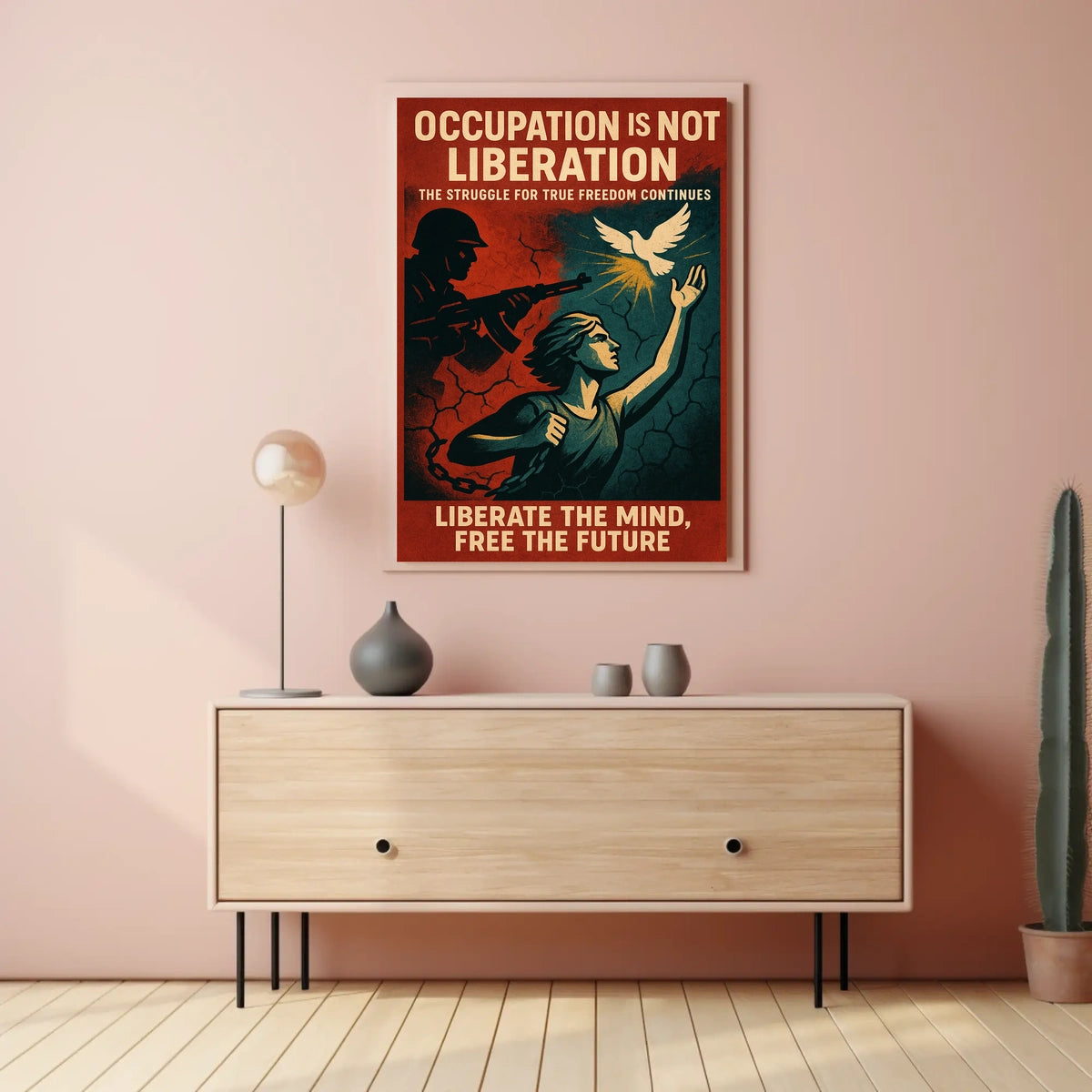 Occupation Is Not Liberation Poster