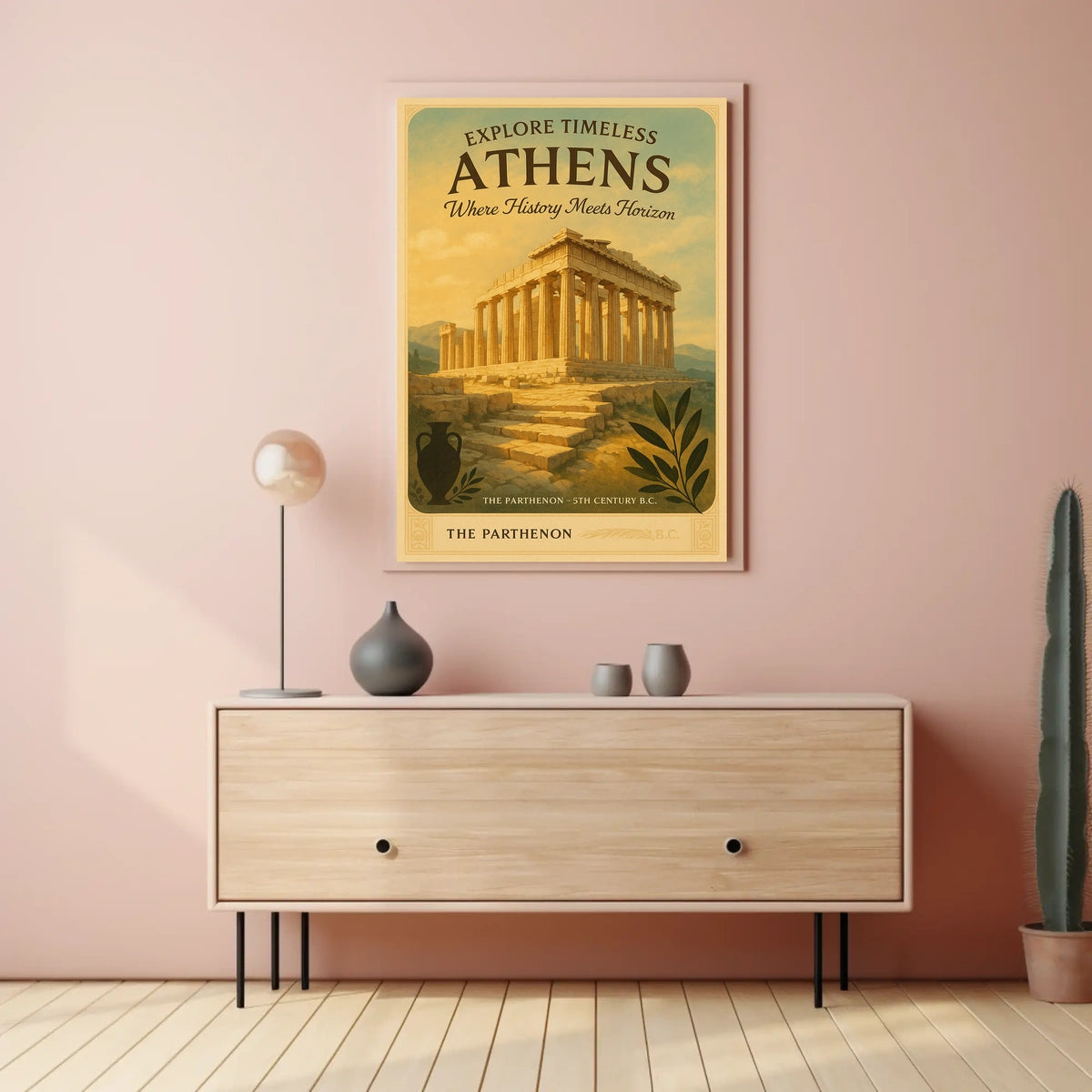 Explore Timeless Athens Poster