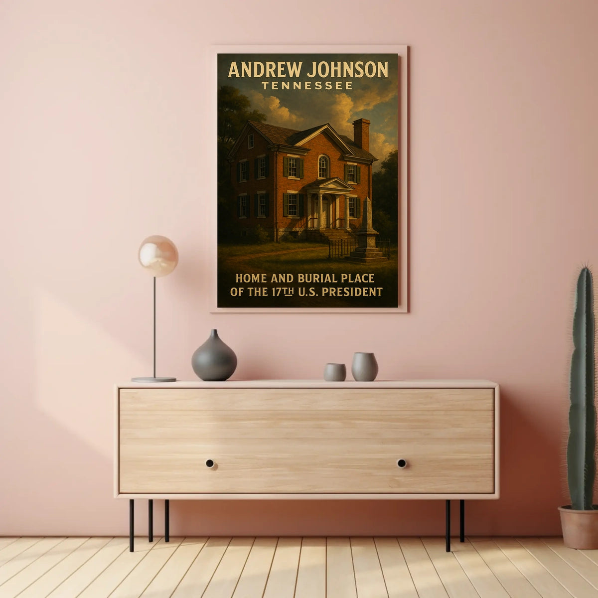 Andrew Johnson 17Th President Poster