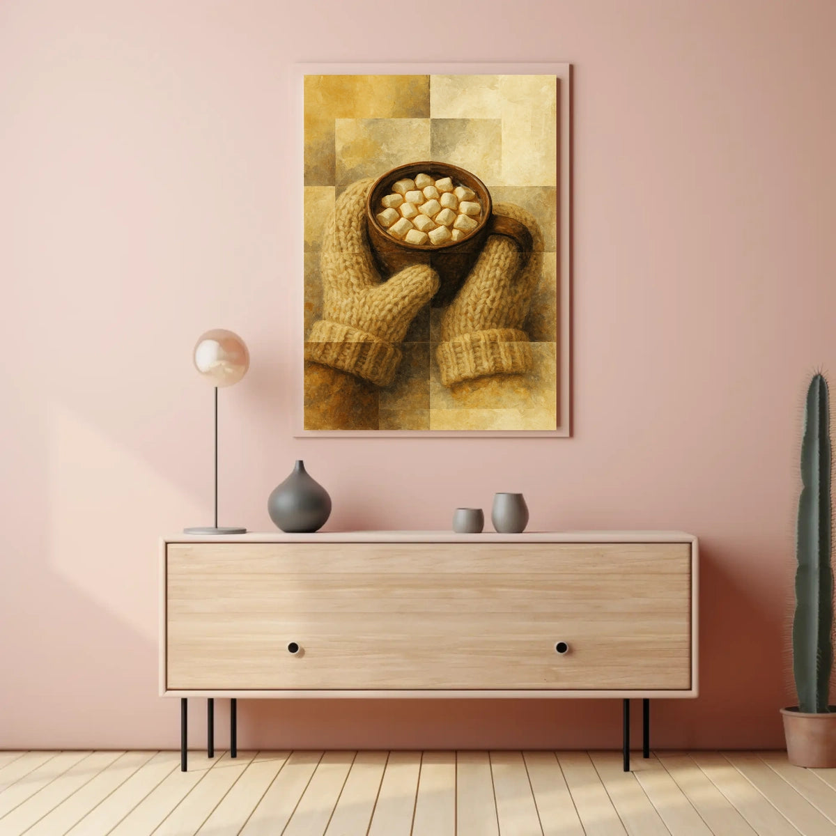 Cozy Winter Warmth Poster