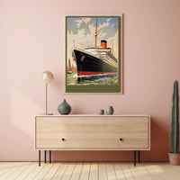Majestic Ocean Liner Poster