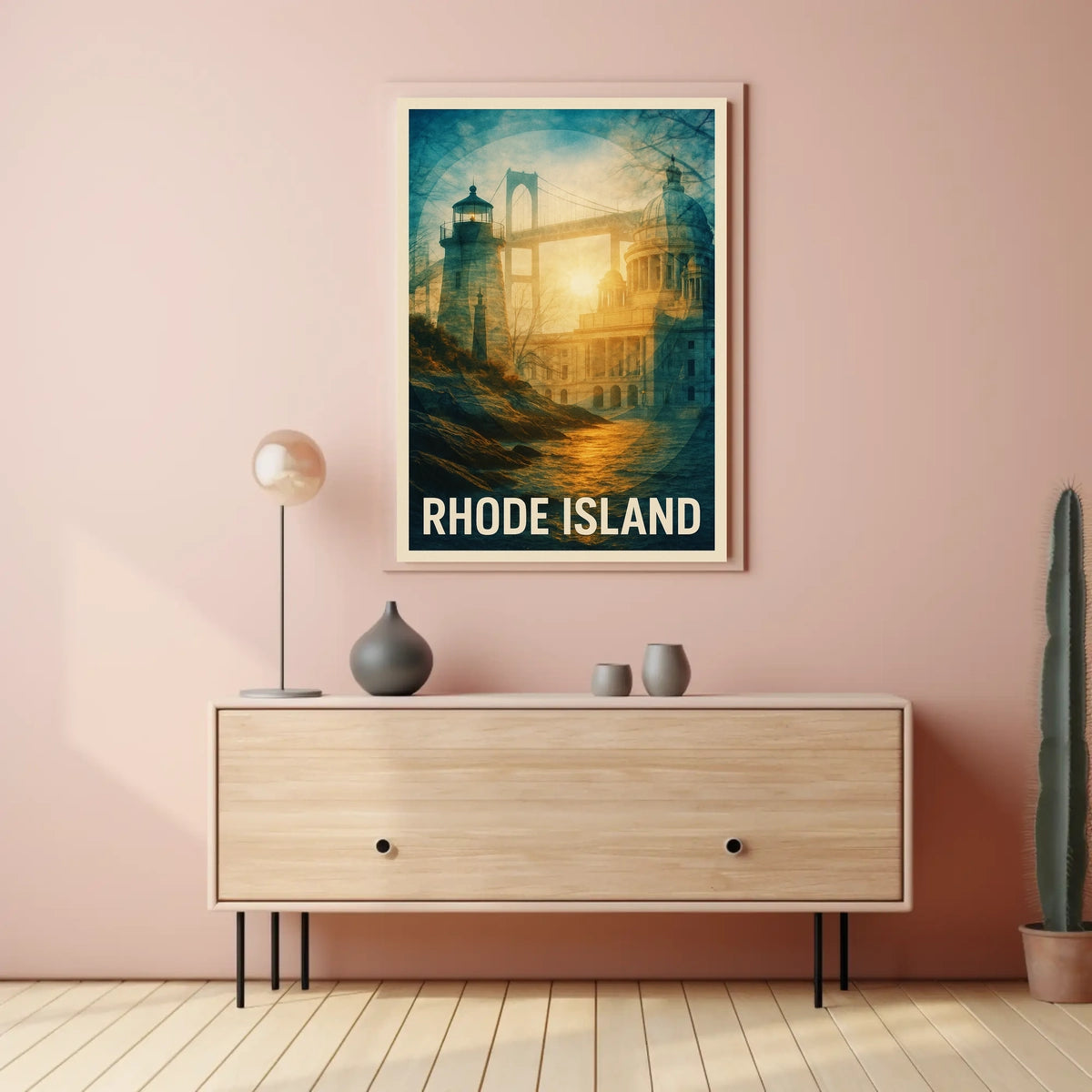Rhode Island Scenic Montage Poster