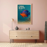 Coral Beauty Angelfish of the Reef Poster PosterGoat
