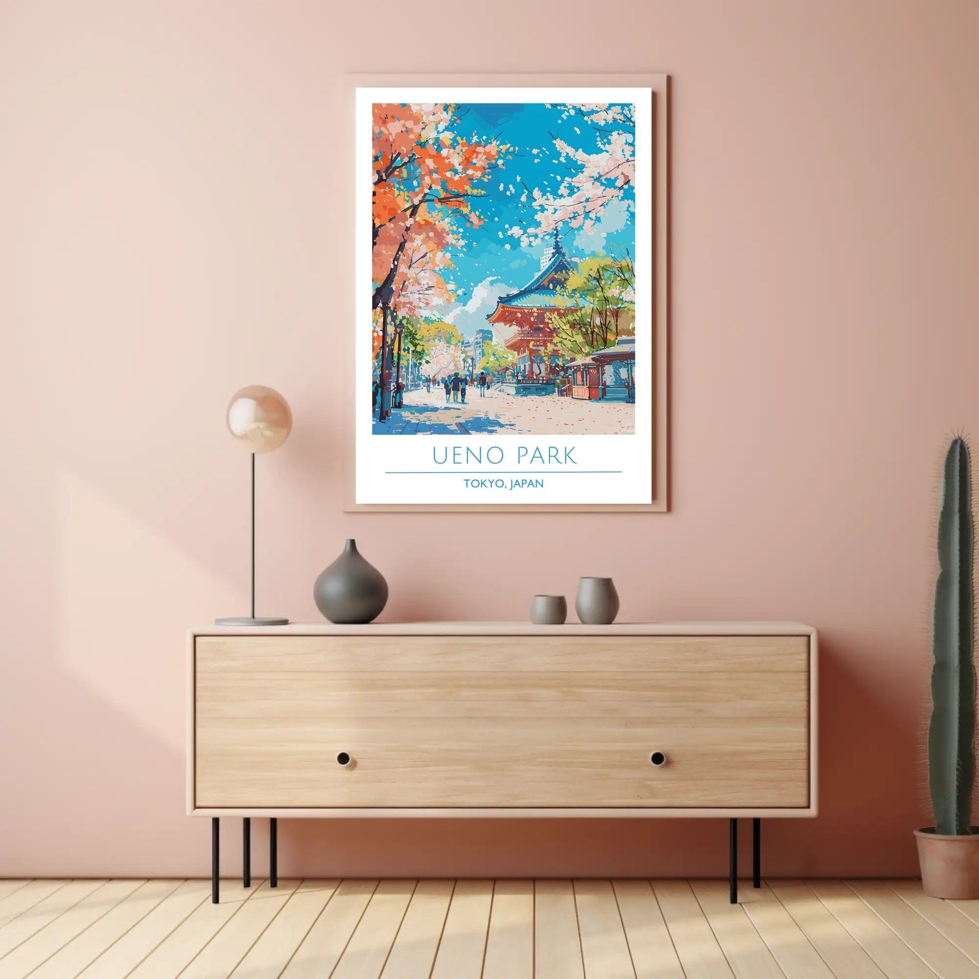 Ueno Park in Spring Poster
