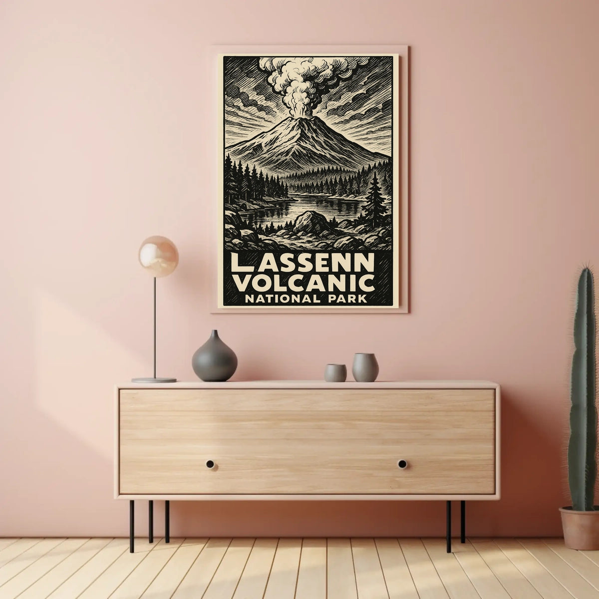 Lassen Volcanic National Park Wanderlust Poster
