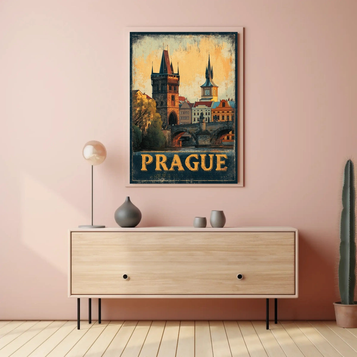 Prague A Timeless Cityscape Poster