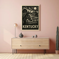 Kentucky Horse And Barn Poster