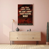 Voices United Against War Poster