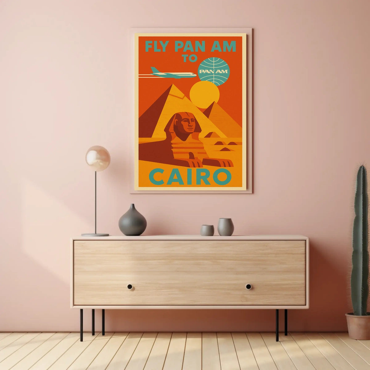 Fly Pan Am to Cairo Poster