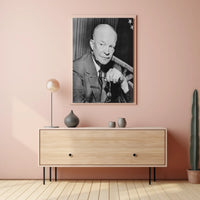 Black and White Portrait – Dwight D. Eisenhower Poster