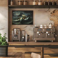 Dramatic Sailing Adventure Under Moonlit Skies Poster