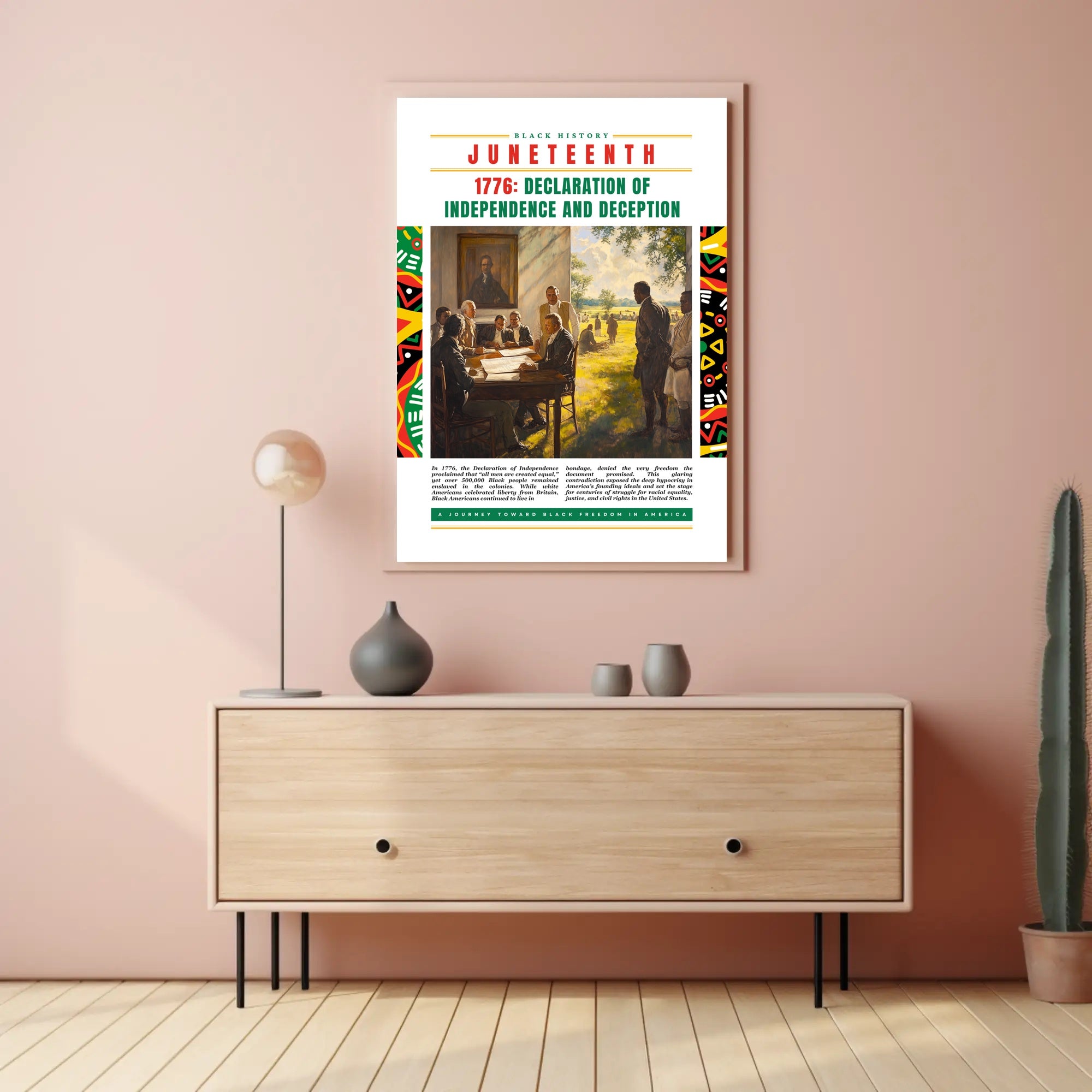 American Revolution in 1776 Historical or Presidential Poster