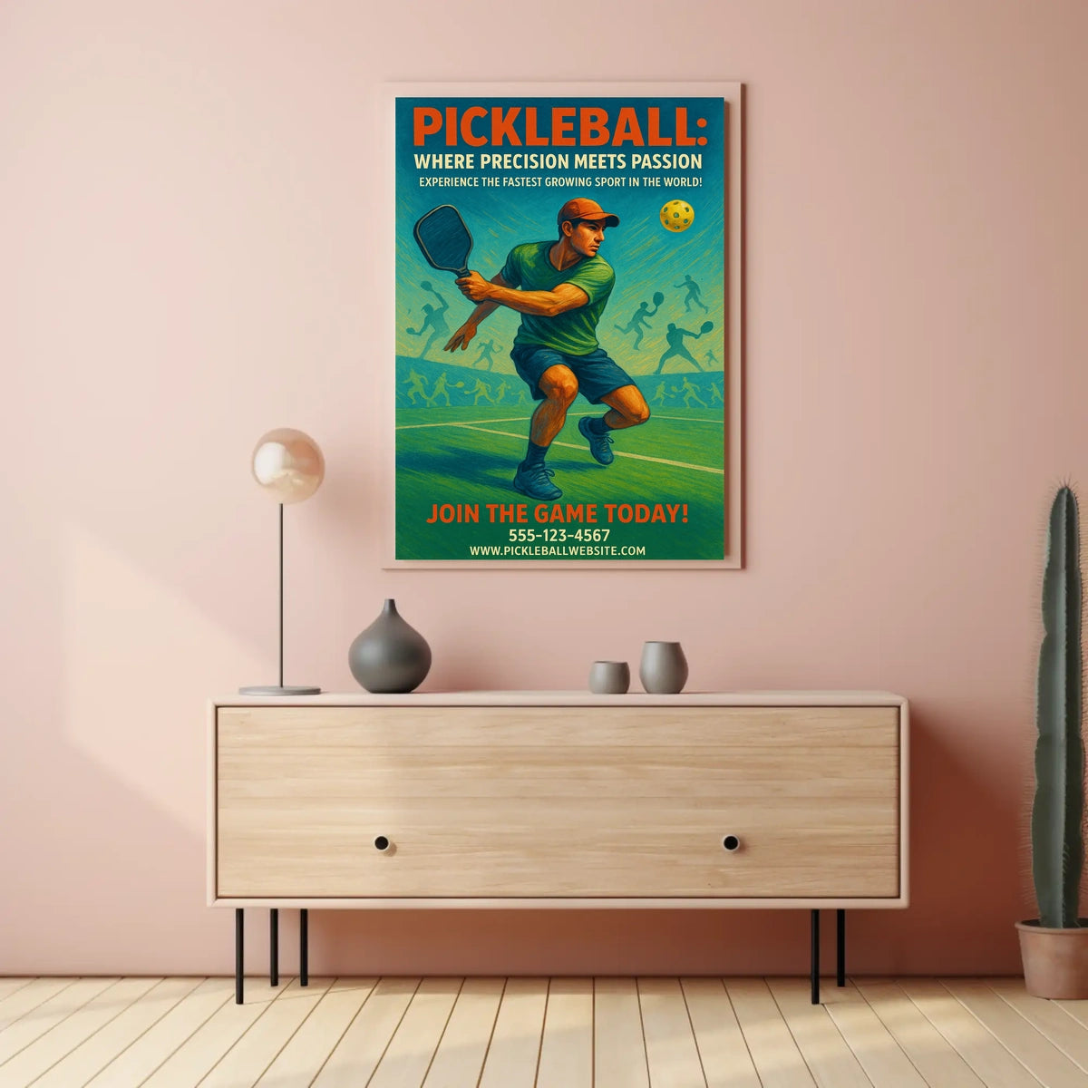 Pickleball Passion Poster