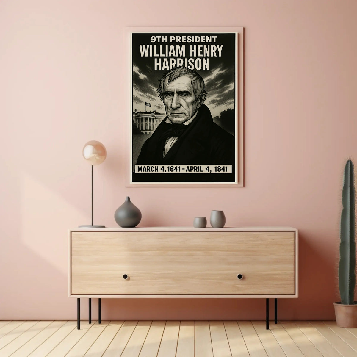 William Henry Harrison 9Th President Poster