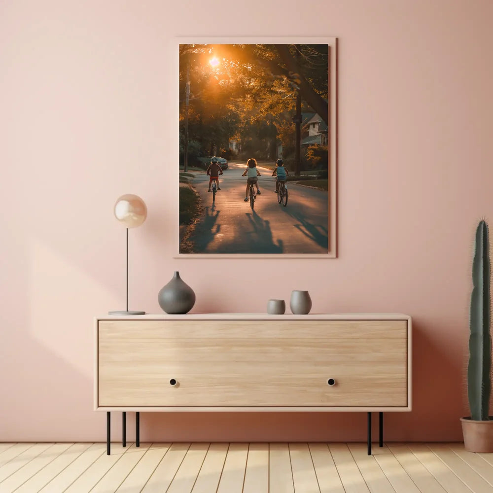 Vibrant Nature Adventure Landscape Poster