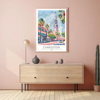 Charleston Cityscape Poster PosterGoat