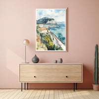 Coastal Landscape Painting Poster PosterGoat