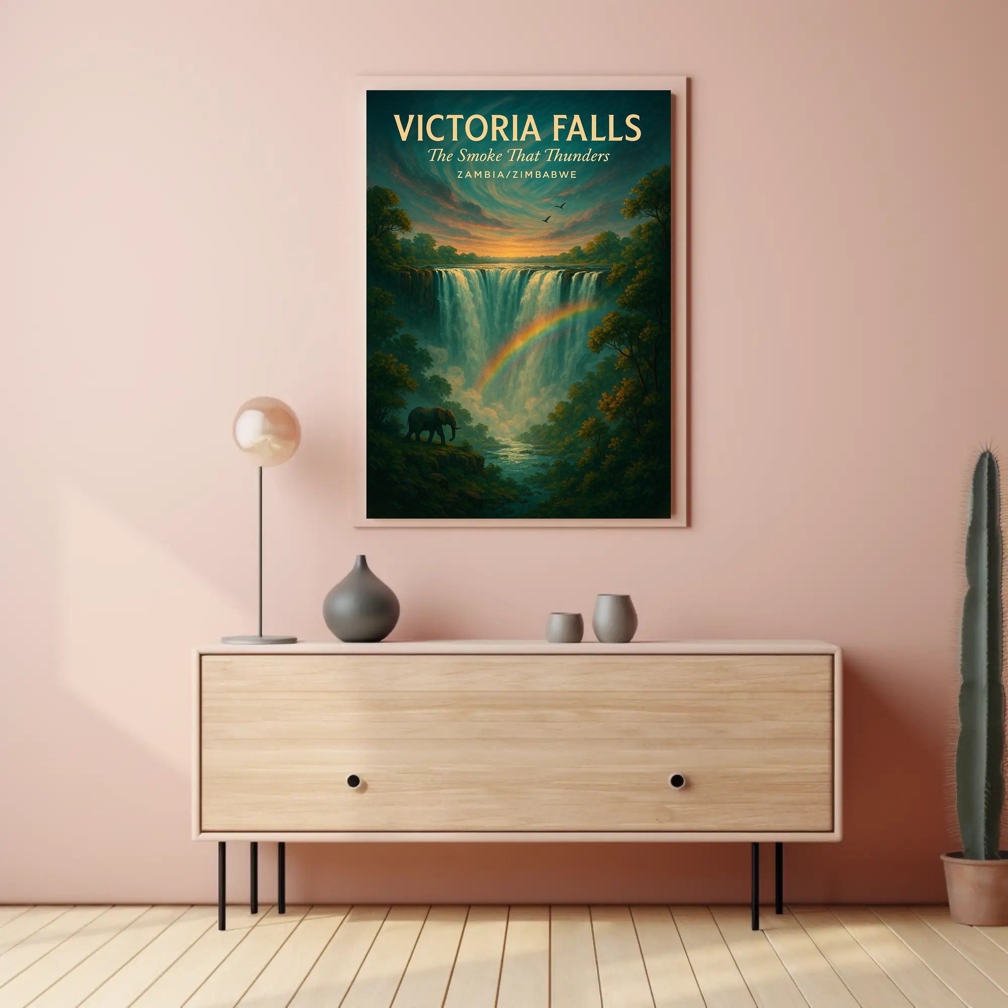 Victoria Falls The Smoke That Thunders Poster