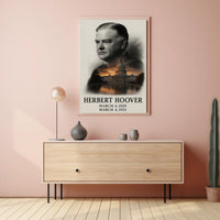 Herbert Hoover 31st President of the United States Reflections Poster