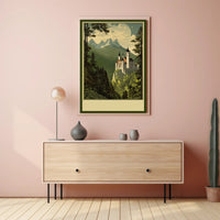 Enchanted Castle in the Mountains Poster