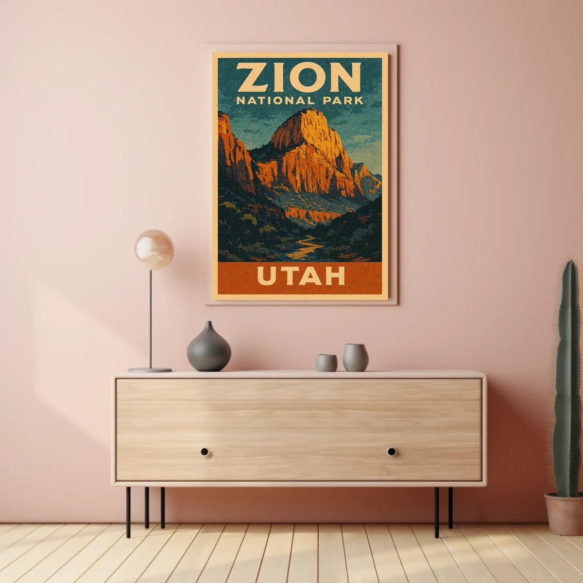 Zion National Park Poster
