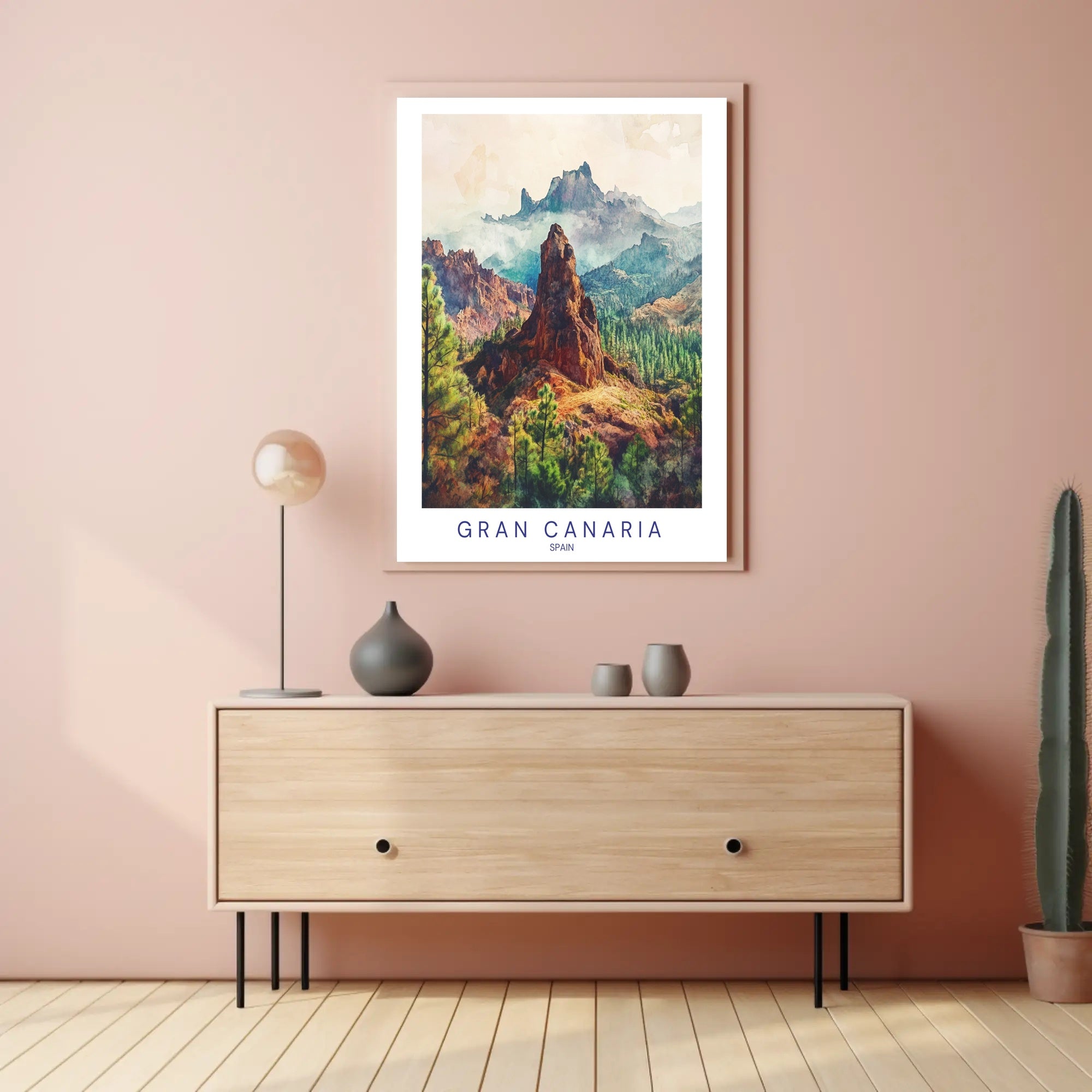 Scenic Landscapes of Gran Canaria Poster PosterGoat